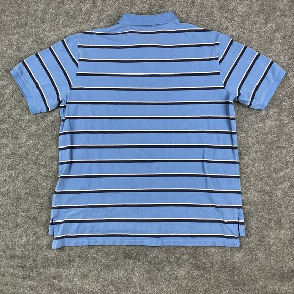 Polo Ralph Lauren Polo Mens Size 2XLT Blue Striped Short Sleeve Classic Fit - Picture 7 of 8